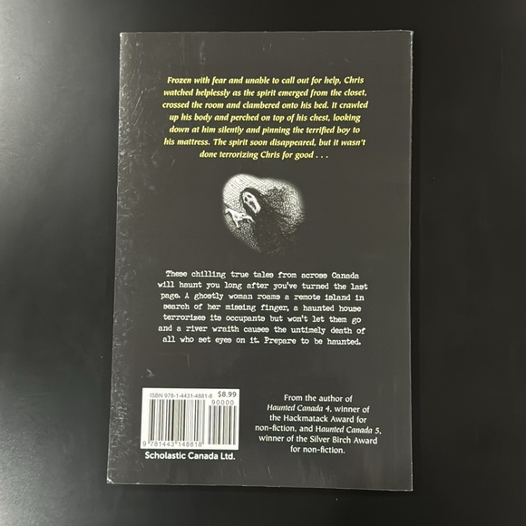 Haunted Canada 7: Chilling True Tales - Scholastic Softcover Book - Picture 2 of 7